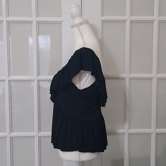 Zara Ruffled Deep V Neck Tank Top - Picture 6 of 14